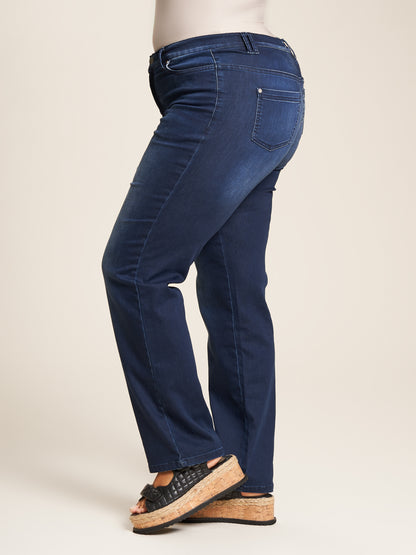 Studio Mørkeblå Denim Jeans fra STUDIO CLOTHING Pants Dark Blue Ashley Length 30"