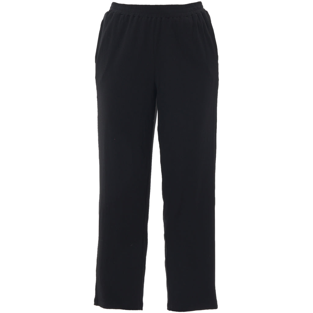 Studio SAlbine Rib staight leg trousers Trousers Black