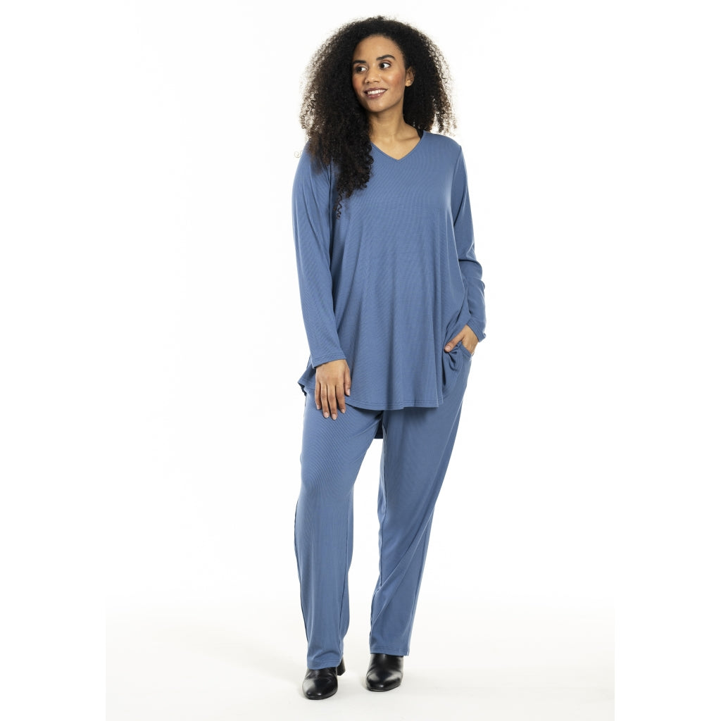 Studio SAlbine Rib staight leg trousers Trousers