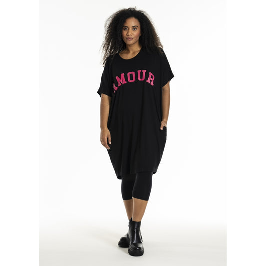 Studio SAne Dress Dress Black with Pink