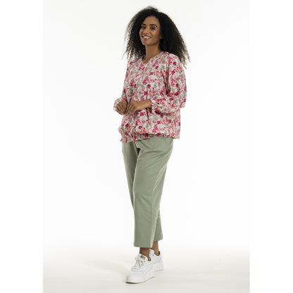 Studio SAugusta Blouse Blouse Red/green flowers