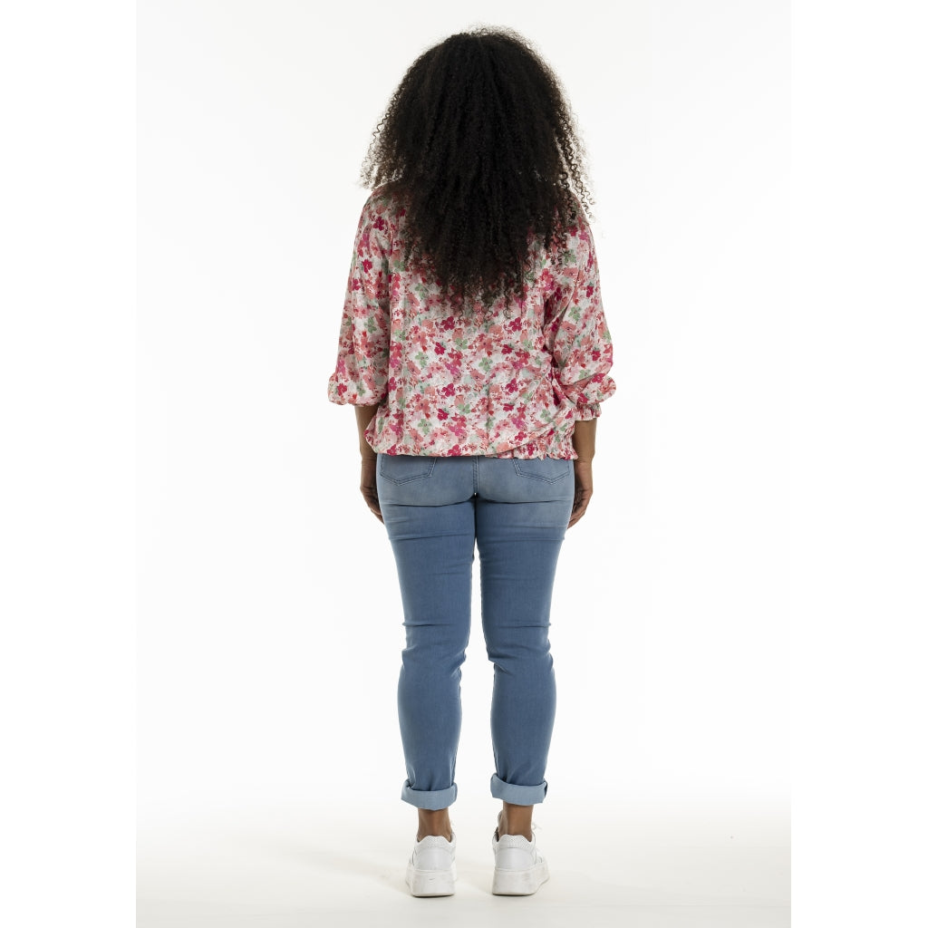 Studio SAugusta Blouse Blouse Red/green flowers