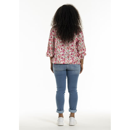 Studio SAugusta Blouse Blouse Red/green flowers