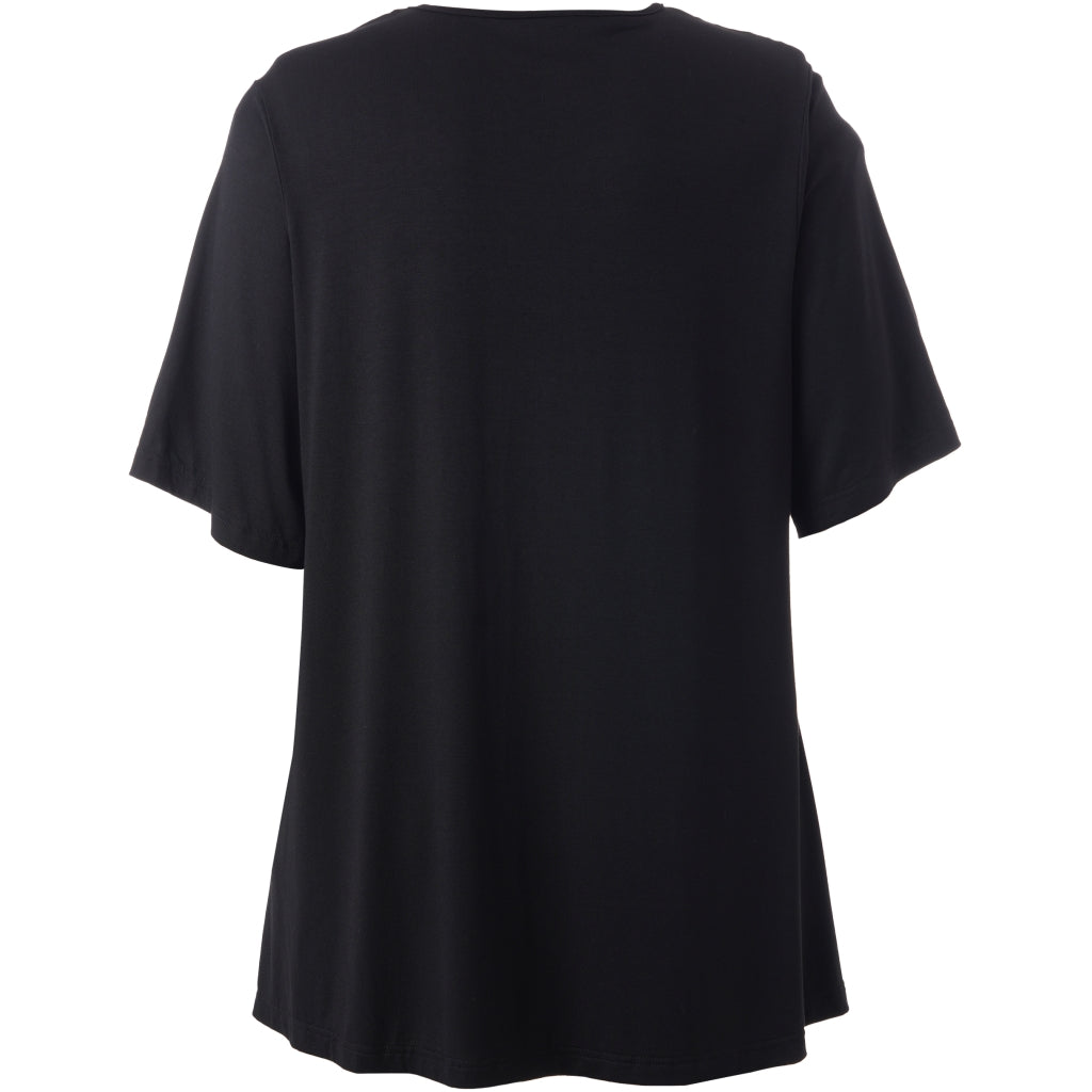 Studio SBella T-Shirt with print T-Shirt Black with white