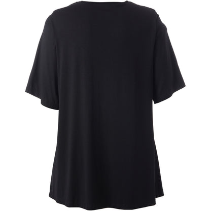 Studio SBella T-Shirt with print T-Shirt Black with white