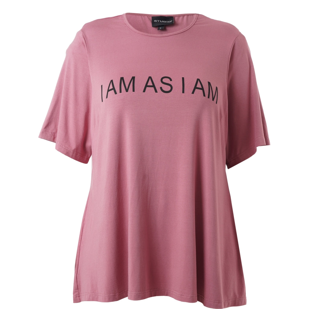 Studio SBella T-Shirt with print T-Shirt Rose with black