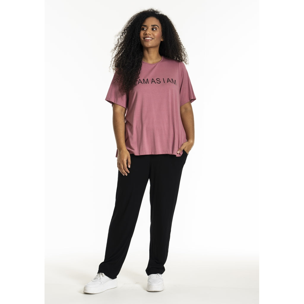 Studio SBella T-Shirt with print T-Shirt Rose with black