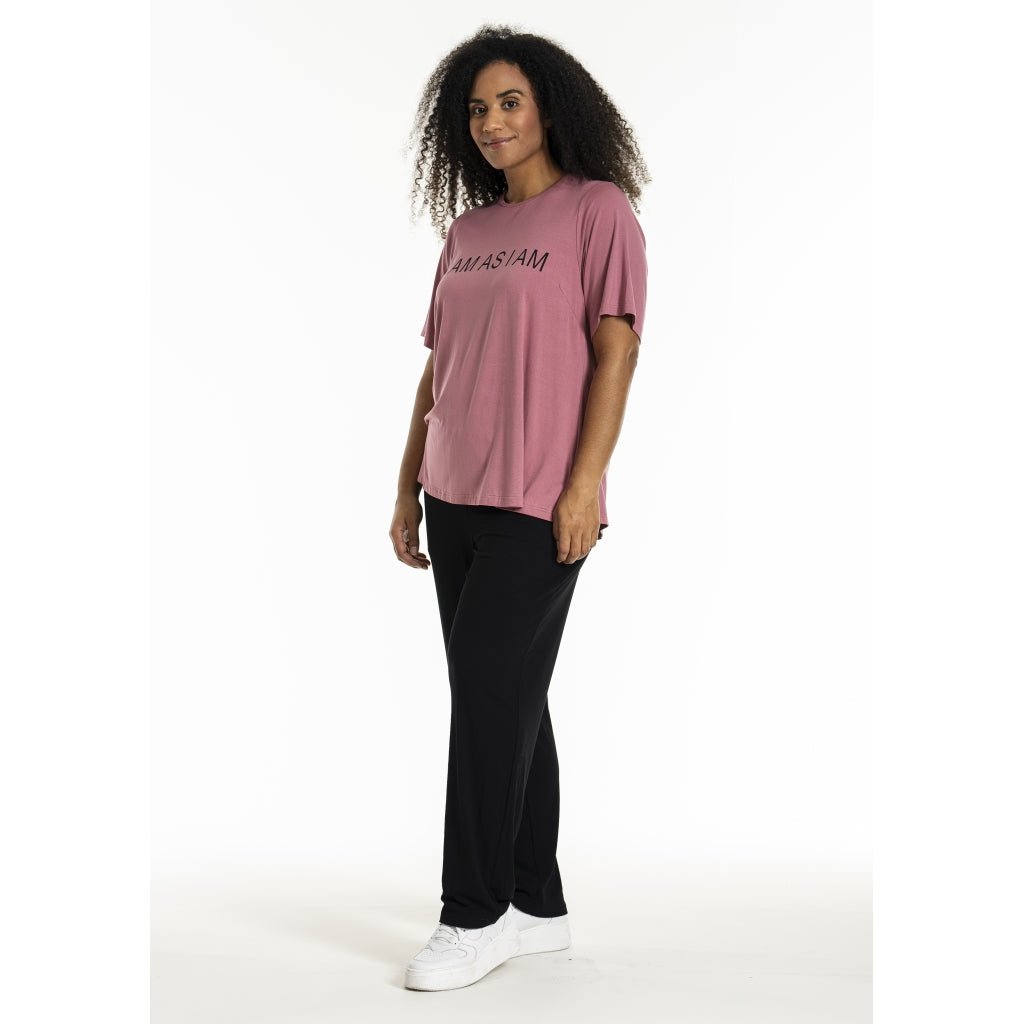 Studio SBella T-Shirt with print T-Shirt Rose with black