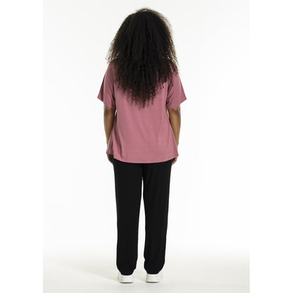 Studio SBella T-Shirt with print T-Shirt Rose with black