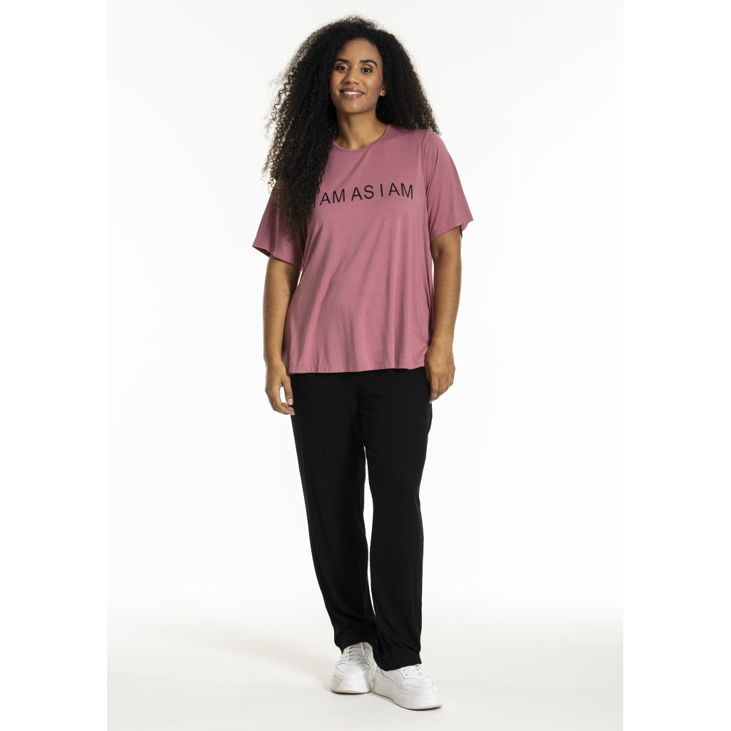 Studio SBella T-Shirt with print T-Shirt Rose with black