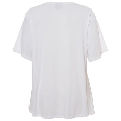 Studio SBella T-Shirt with print T-Shirt White with green print