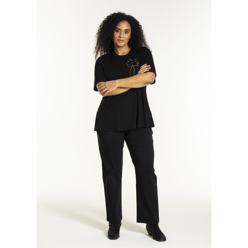 Studio SBella T-Shirt with print T-Shirt Black with Green