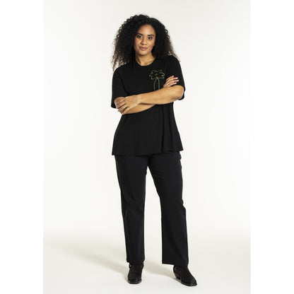 Studio SBella T-Shirt with print T-Shirt Black with Green