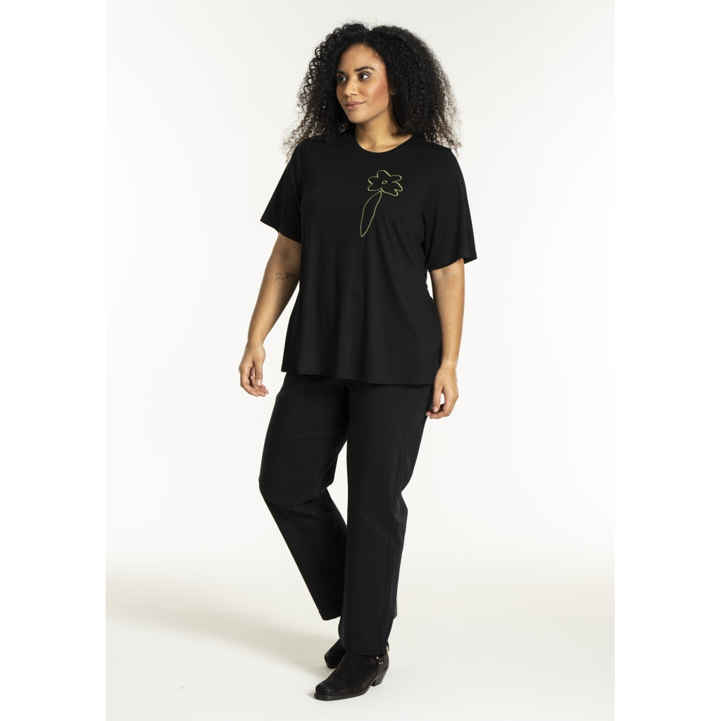 Studio SBella T-Shirt with print T-Shirt Black with Green