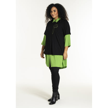 Studio SBella T-Shirt with print T-Shirt Black with Green