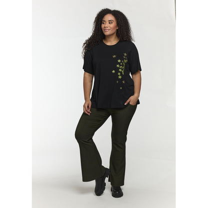 Studio SBella T-Shirt with print T-Shirt Black with Green