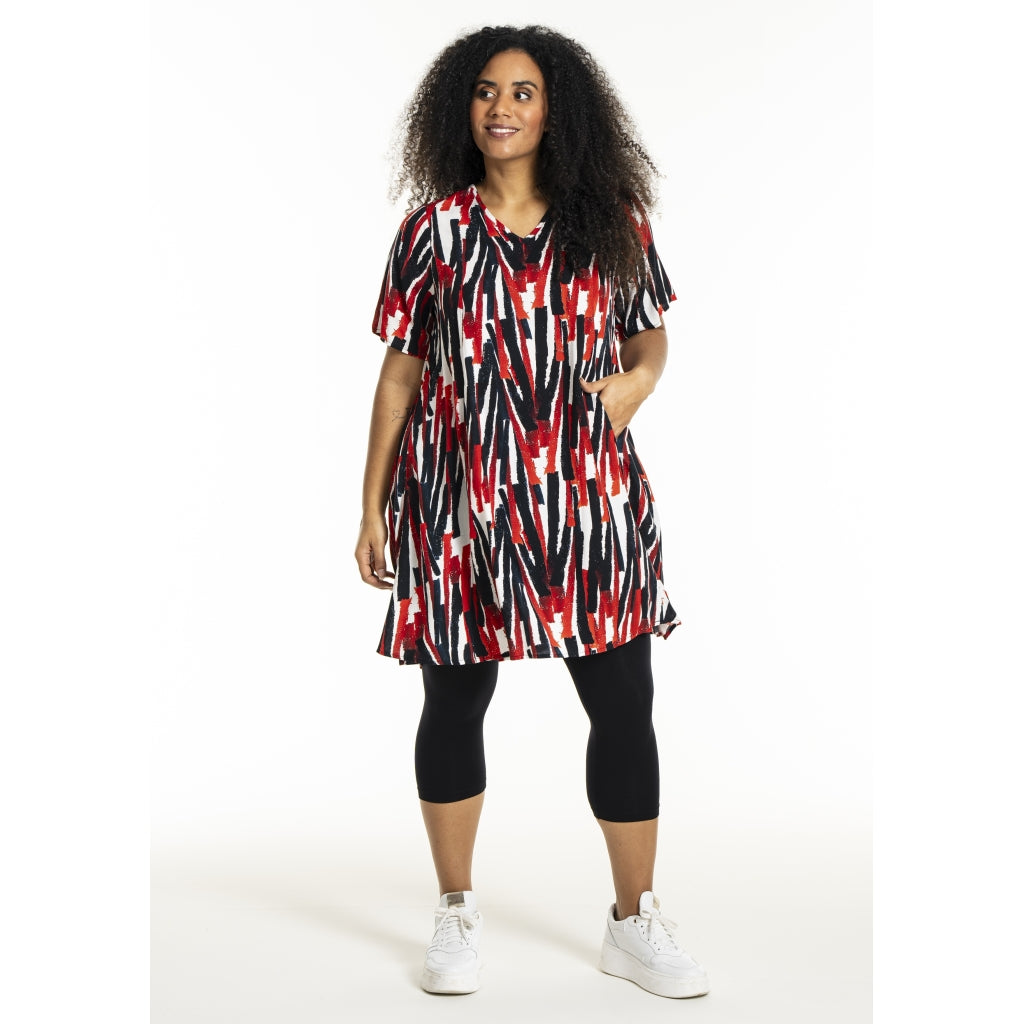 Studio SBirgitte Dress Dress White with red stripes