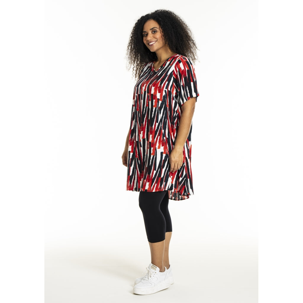 Studio SBirgitte Dress Dress White with red stripes