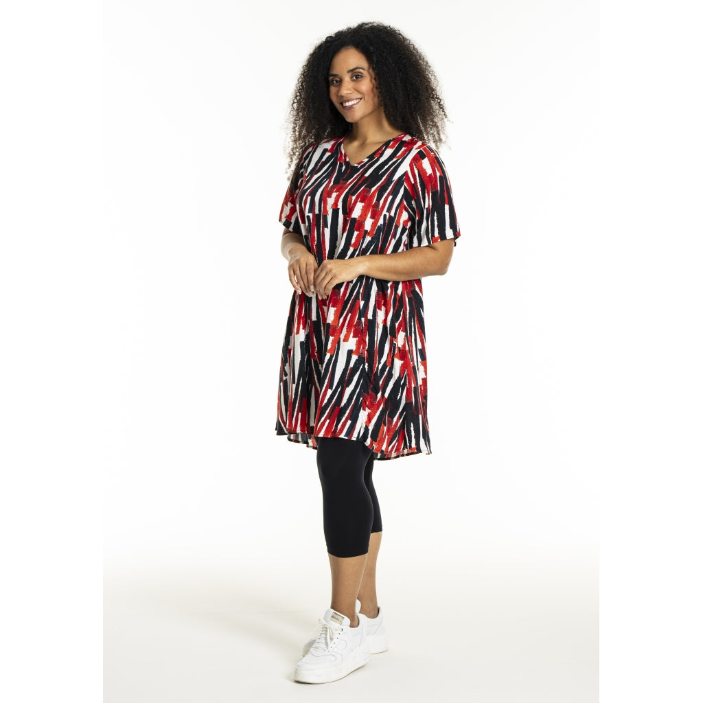 Studio SBirgitte Dress Dress White with red stripes