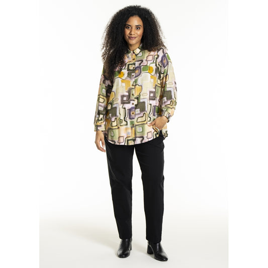 Studio SBitta Shirt Shirt Mix pattern green print