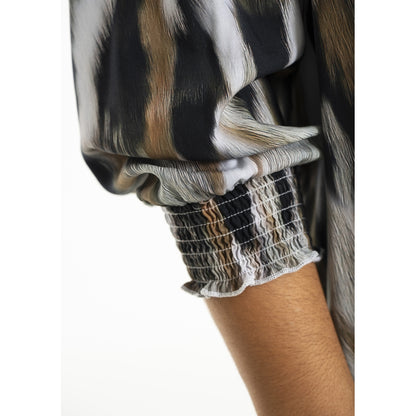 Studio SBonni Shirt Shirt Black with grey/sand skies