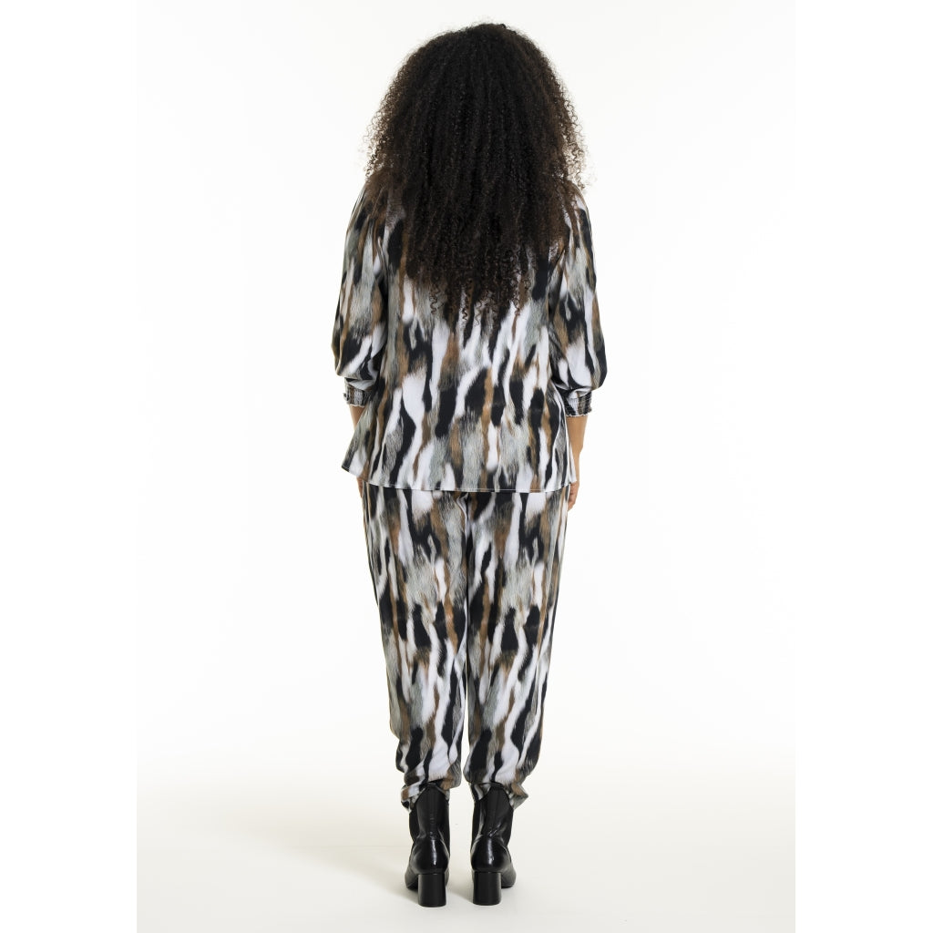 Studio SBonni Shirt Shirt Black with grey/sand skies