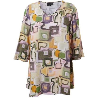 Studio SCamilla Tunic Tunic Mix pattern green print