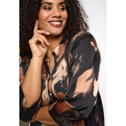 Studio SCharlotte Shirt Shirt Black with brown shades
