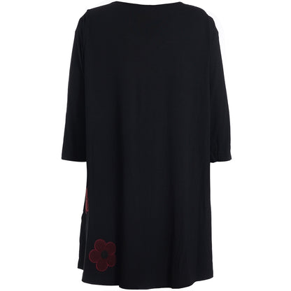 Studio SDitte Tunic Tunic Black with bordeaux