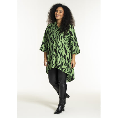 Studio SEbru Tunic Tunic Black green clouds