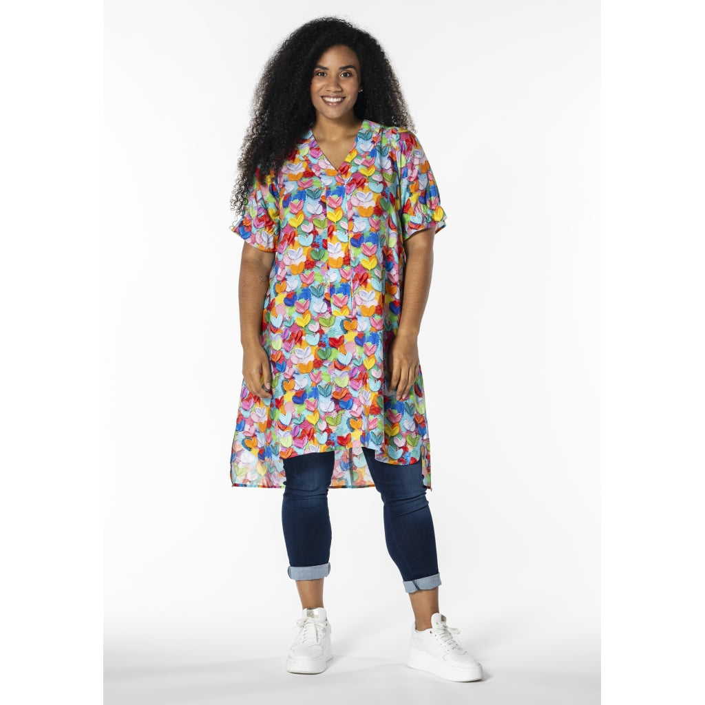 Studio SElma Shirt new sleeve Shirt Colorfull Flowers