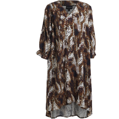 Studio SElma Tunic Tunic Brown Leoprint