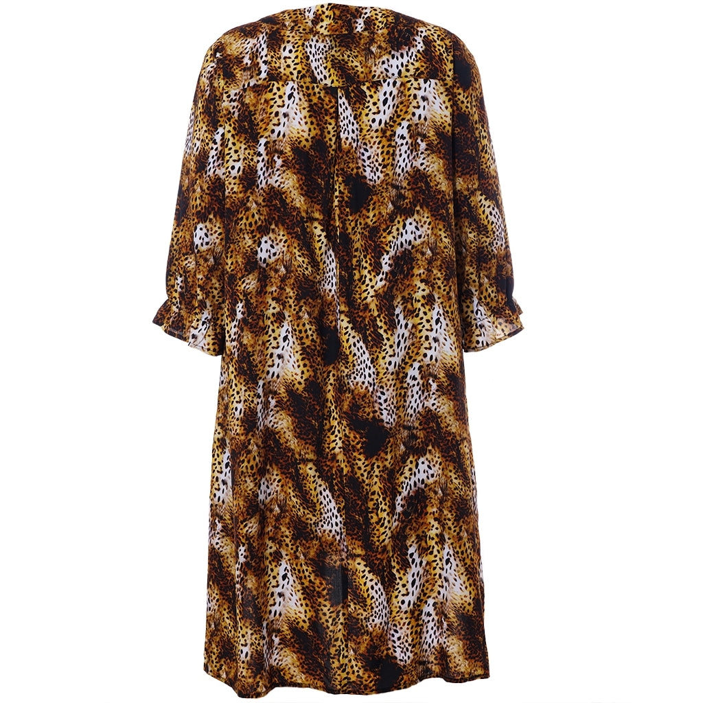 Studio SElma Tunic Tunic Yellow leopart