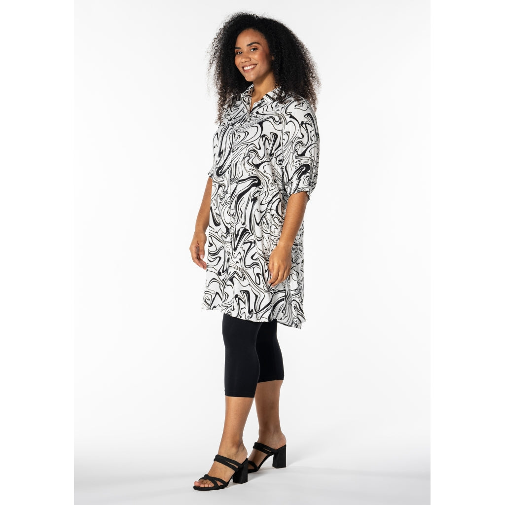 Studio SEmilie Shirt Shirt White with Black zebra