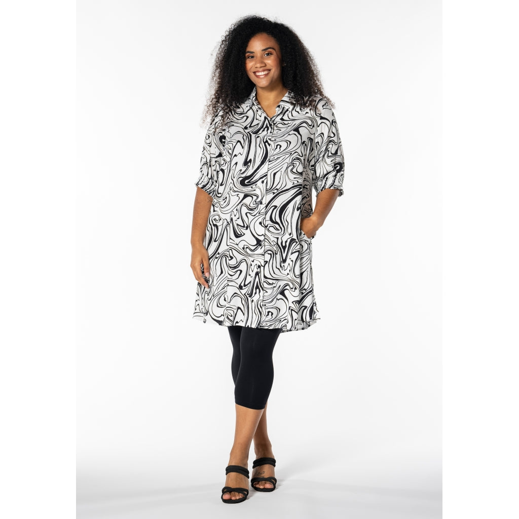 Studio SEmilie Shirt Shirt White with Black zebra