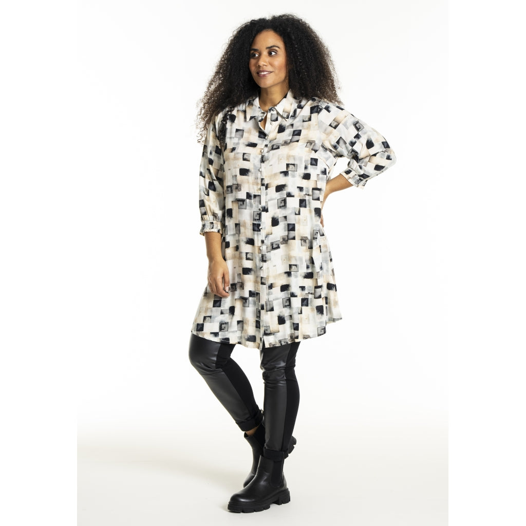 Studio SEmilie Shirt Shirt Sand melange mix boxes