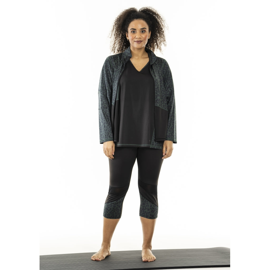 Studio SFitness Capri Capri Black with dusty green
