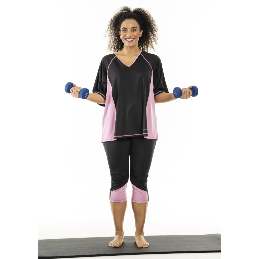 Studio SFitness Capri Capri Black with dusty rosa