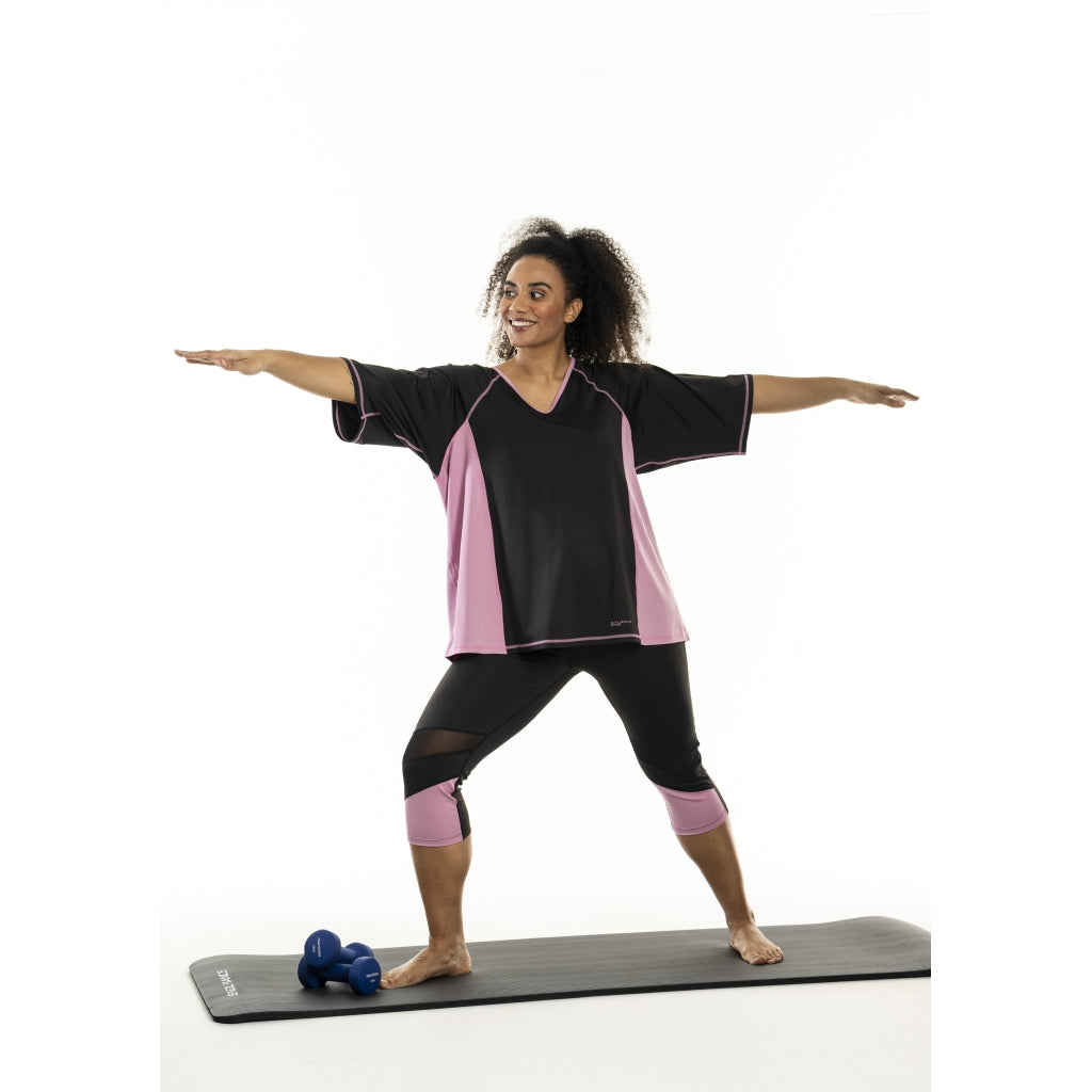 Studio SFitness Capri Capri Black with dusty rosa