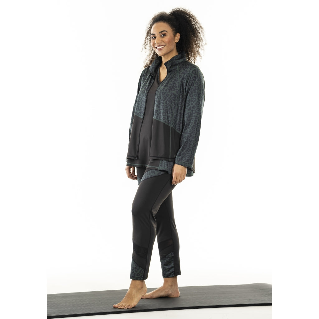 Studio SFitness Jacket Jacket Black with dusty green