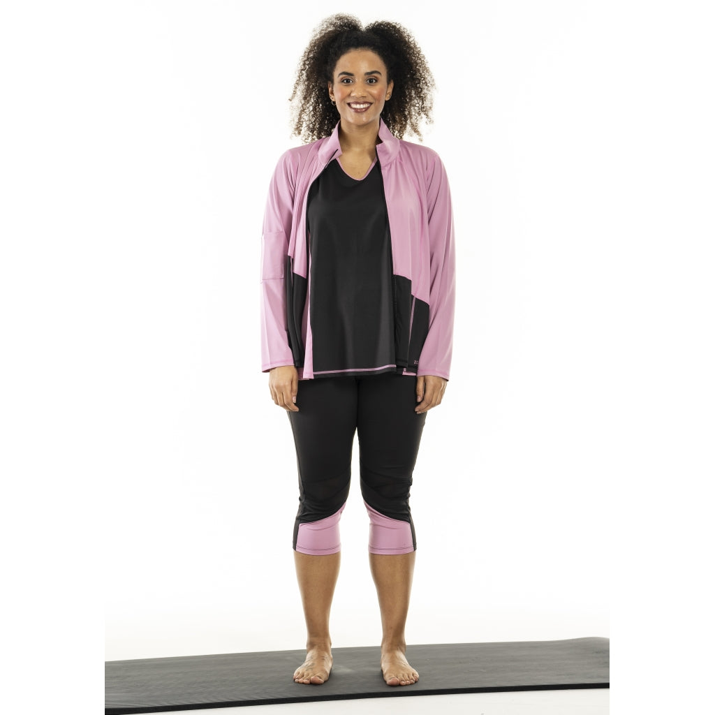 Studio SFitness Jacket Jacket Black with dusty rosa