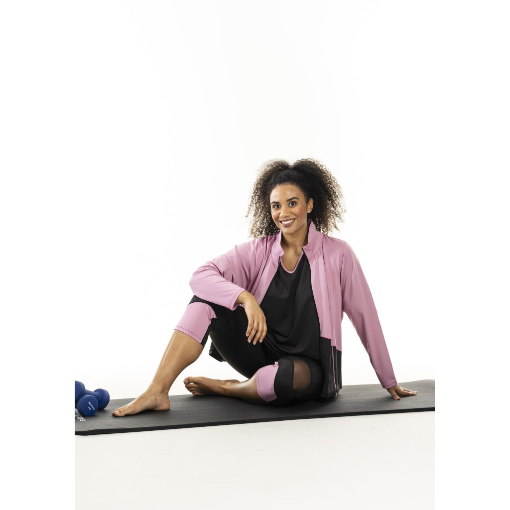 Studio SFitness Jacket Jacket Black with dusty rosa