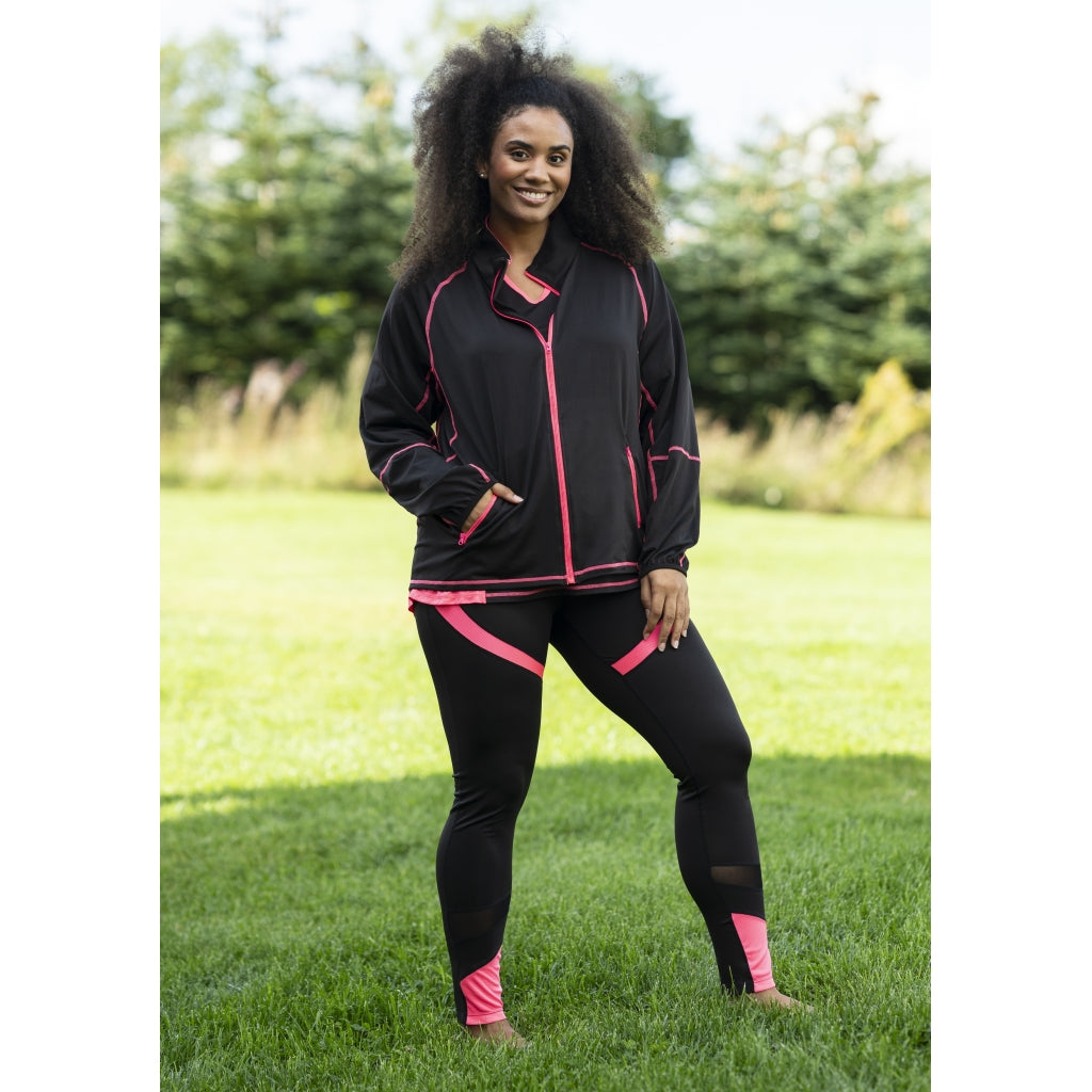 Studio SFitness Jacket Jacket Black with Pink