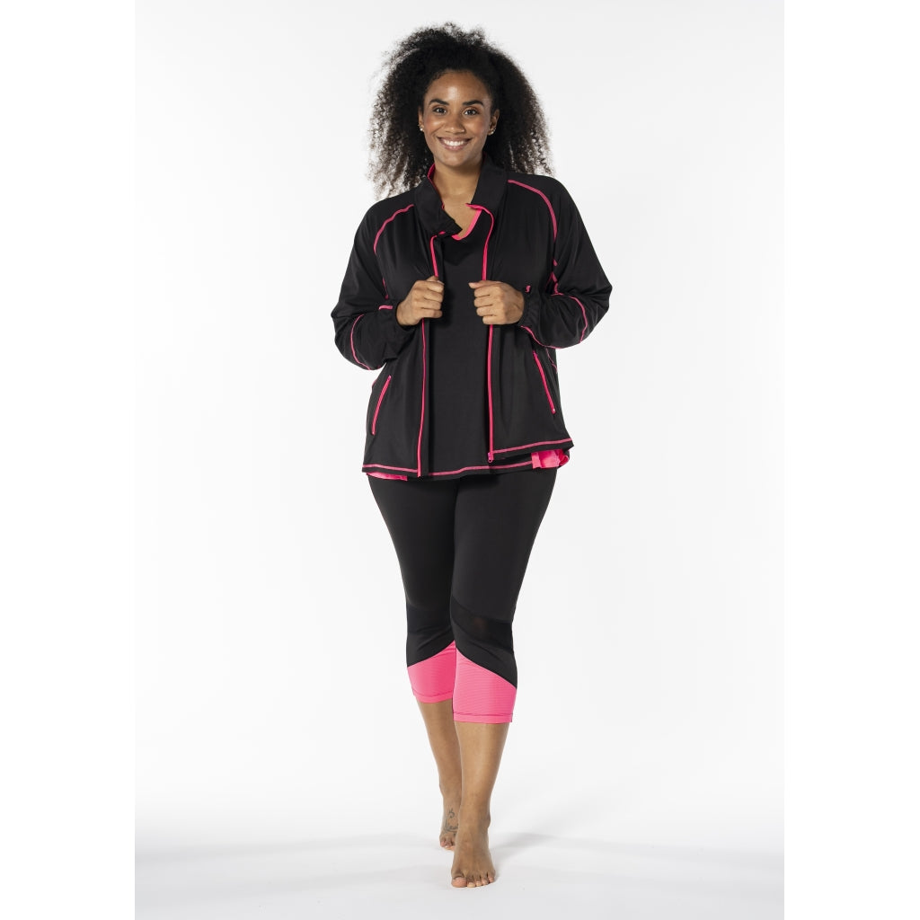 Studio SFitness Jacket Jacket Black with Pink