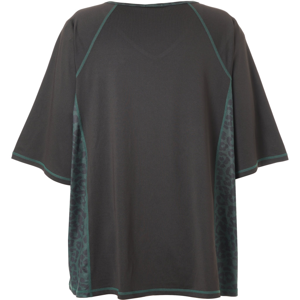 Studio SFitness T-shirt T-Shirt Black with dusty green