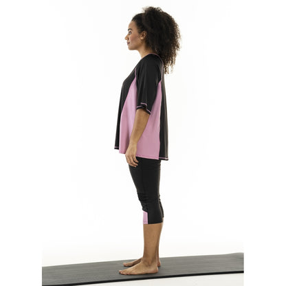 Studio SFitness T-shirt T-Shirt Black with dusty rosa