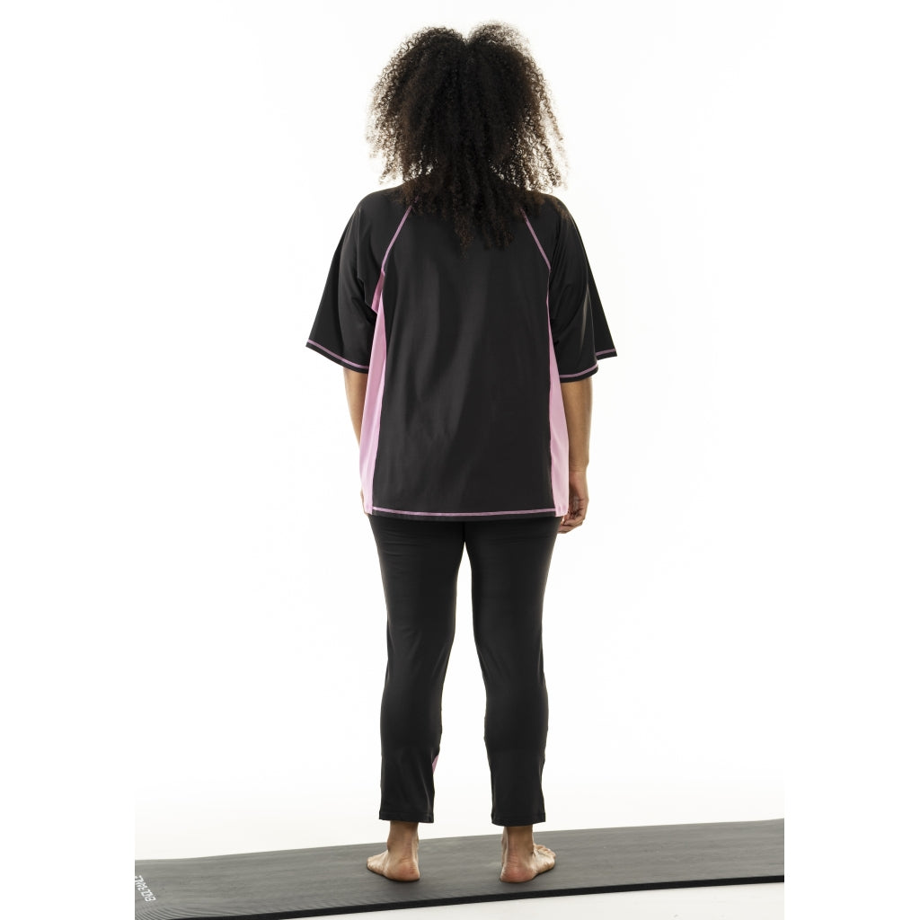 Studio SFitness T-shirt T-Shirt Black with dusty rosa