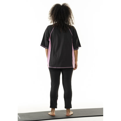 Studio SFitness T-shirt T-Shirt Black with dusty rosa