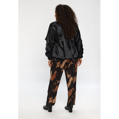 Studio SFylla Trousers Trousers Black with brown shades