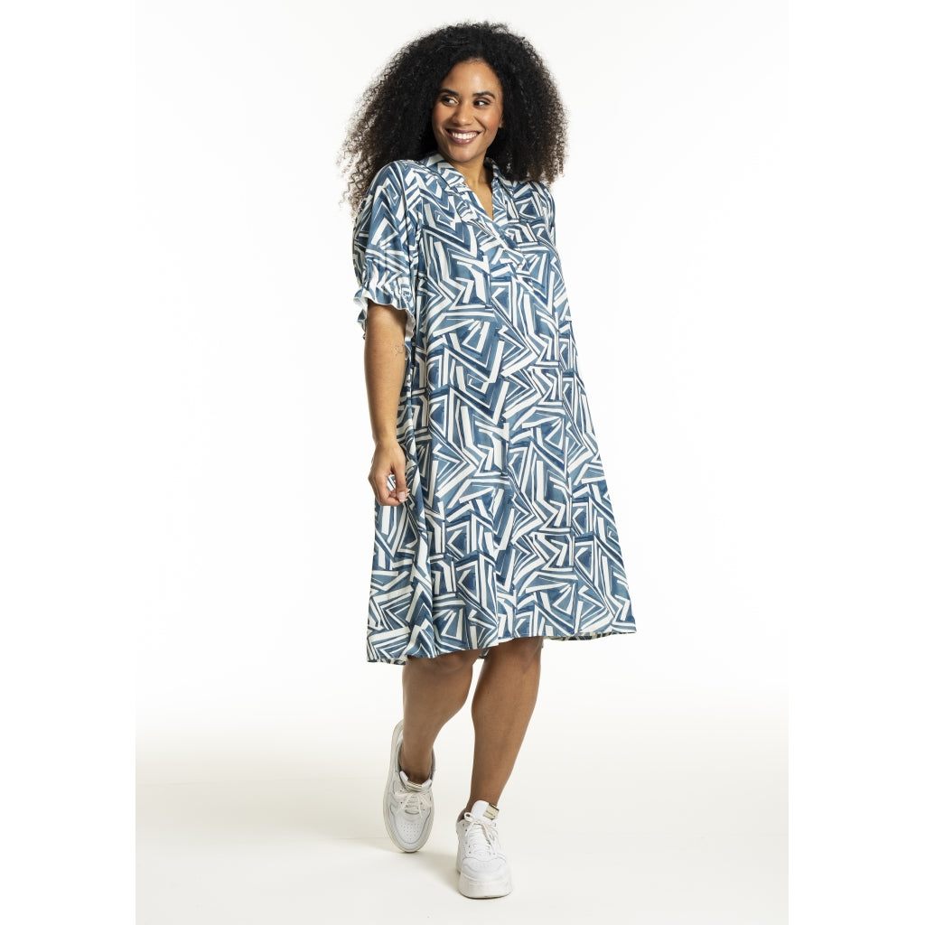 Studio SGunda Dress Dress Blue offwhite print